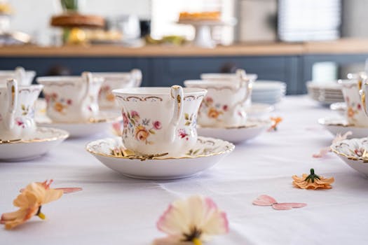 How to Stylishly Mix Vintage Tea Cups with Modern Decor: A Guide