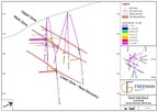 FREEMAN EXPANDS HIGH GRADE GOLD MINERALIZATON AT THE NEWLY DISCOVERED BEAUTY ZONE