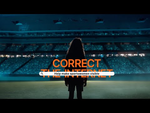 Global campaign launches to 'correct the internet' and make sportswomen more visible